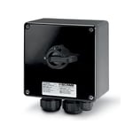 SCAME - Enclosed Switch Disconnector, 63A, 3/4P, IP66, 250x255x120mm, II 2GD, GRP, General Grey thumbnail 2