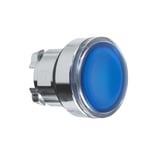 SCHNEIDER - Blue Flush Illuminated Pushbutton Head ˜22 Spring Return For Integral Led thumbnail 2