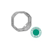 تصفية ستيل سيتي - حلقة خارجية، ثماني الأضلاع، 4 بوصة، 1-1/2 بوصة عميقة، 1/2 بوصة و 3/4 بوصة KO thumbnail 2