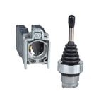 Schneider - Joystick controller, Harmony XB4, plastic, 22mm, 4 directions, spring return, 1NO thumbnail 2