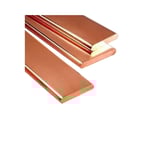 بحرة -  قضبان توصيل نحاسية مقاس 125x10 مم - طول 5.5 متر - حافة دائرية كاملة thumbnail 2