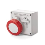 سكامي - مقبس متداخل، 32A، 3P + N + E، 6h، 346-415V، 60Hz، 50Hz، 136x125mm، PAR، أطراف لولبية، مع قفل ميكانيكي thumbnail 2