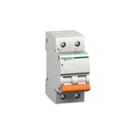 شنايدر - قاطع فرعي 2 خط - 20 أمبير - Domae, 2P, 20A, C Curve, 6000A thumbnail 2