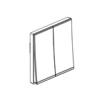 LEGRAND - Push-Button Galion, 2 Gangs, 16A, 250V, Dark Silver thumbnail 2