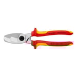 كنيبكس - مقص كابلات بحافة قطع مزدوجة - مطلي بالكروم - 200 مم thumbnail 2