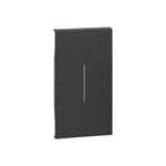 LEGRAND - Control Cover BTicino, Living Now, 2 Modules, Black thumbnail 2