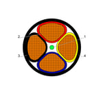 BAHRA CABLES - Power Cable Low Voltage, XLPE Copper, 4x70mm, LS0H , 600/1000V, Black - SM IEC 60502-1 FR-IEC 60332-3.24 thumbnail 3