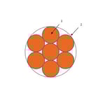 بحرة - سلك تأريض نحاس - غير معزول - مقاس 25 مم - مطلي بالقصدير thumbnail 2