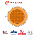 بحرة - سلك كهربائي نحاس - المواصفات الأمريكية - THHN - مقاس 12 AWG - برتقالي - 600 فولت - 152.44 متر thumbnail 4
