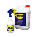 دبليو دي - زيت تشحيم متعدد الوظائف - 5 لتر مع زجاجة رش فارغة 600 مل thumbnail 2