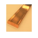 بحرة -  قضبان توصيل نحاسية مقاس 90x10 مم - طول 5.5 متر - زاوية مستديرة thumbnail 2