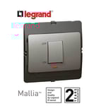 ليجراند - مفتاح مكيف ماليا - 45 أمبير - لؤلؤي - مع لمبة بيان - فضي غامق thumbnail 2