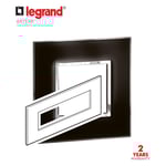 LEGRAND - Plate 8Mod w/ Support Frame BS, Mirror Black Arteor thumbnail 2