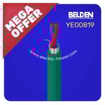 BELDEN - 1X0.8 EIB Cable Overall Foil/PVC, ROHS Compliant, Green, 1000 Meters/Roll thumbnail 2