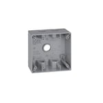 CROUSE HINDS - Box Water Proof 2G - 3/4" Hole, 2" Deep, Grey - 5 Hole thumbnail 2