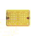 LEGRAND - Flush Mounting Box Bticino, 3 Modules, 107x74x53.5mm, Yellow, Masonry thumbnail 2