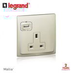 ليجراند - فيش 13 أمبير ماليا + مدخل USB - بيج thumbnail 2