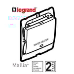 ليجراند - مفتاح سخان ماليا - 20 أمبير - 250 فولت - مع علامة Water Heater - فضي غامق thumbnail 2