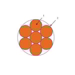 بحرة - سلك تأريض نحاس - غير معزول - مقاس 35 مم - مطلي بالقصدير thumbnail 2