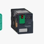 SCHNEIDER - Miniature Plug-In Relay, Zelio RXM 4 C/O 230 V AC 6 A thumbnail 2