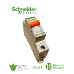 شنايدر - قاطع فرعي 1 خط - 10 أمبير - Domae, 1P, 10A, C Curve, 6000A thumbnail 3