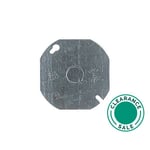 تصفية ستيل سيتي - غطاء، 4 بوصة، ثماني الأضلاع/دائري، مسطح، 1/2 بوصة KO thumbnail 2