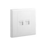 LEGRAND - Data Socket Eloe, Double RJ 45 Cat.6 UTP, 1 Gang, White thumbnail 2