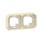 LEGRAND - Flush Mounting Support Frame Plexo, IP55, 2 Gang, Horizontal and Vertical, Beige thumbnail 3
