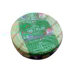 بحرة - سلك كهربائي نحاس - المواصفات البريطانية - NYA - مقاس 35 مم - أخضر/أصفر - 450/750 فولت - 91.44 متر thumbnail 2