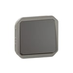 LEGRAND - Push-Button Plexo, IP55, N/O Contact + Indicator, 10A, Mechanism, Anthracite thumbnail 3