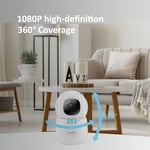 يونيفيو - كاميرا مراقبة داخلية، تدعم واي-فاي، لمراقبة الرضع والحيوانات الاليفة بتقنية كشف الحركة والتتبع الذكي، صوت ثنائي الاتجاه thumbnail 4