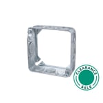 تصفية ستيل سيتي - حلقة تمديد، مربعة، 4 بوصة، 1-1/2 بوصة عميقة، 1/2 بوصة KO thumbnail 2