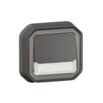 LEGRAND - Push-Button Plexo, IP55, Changeover + Locator + Label Holder, 10A, Flush Mounting, Anthracite thumbnail 3