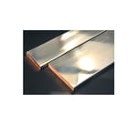 بحرة -  قضبان توصيل نحاسية مغطاة بالقصدير - مقاس 125x10 مم - طول 5.5 متر - زاوية مستديرة thumbnail 3