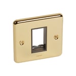 LEGRAND - Front Plate Synergy Authentic, 1 Gang, for Arteor 1 Module Mechanism, Glossy Gold thumbnail 2