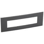LEGRAND - Plate 8Mod w/ Support Frame BS, Graphite Arteor thumbnail 3