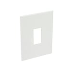 LEGRAND - Plate Arteor, Italian/US, 1 Module, Square, Vertical, 2''x4'', White thumbnail 2
