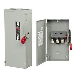 GENERAL ELECTRIC - Safety Switch, 400A 240V Fusible, Nema 3R