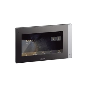 LEGRAND - Touch Display Indoor Unit BTicino, 7" with SOS Pushbutton, Silver Finishing