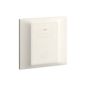 ليجراند - وحدة الاتصال المؤمنة Belanko S، 13A، 250V، بدون مفتاح + منفذ سلك، Ivory