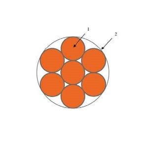 بحرة - سلك تأريض نحاس - غير معزول - مقاس 16 مم - مطلي بالقصدير