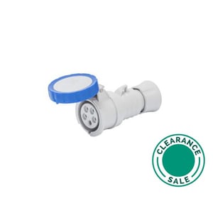 تصفية جويس - مقبس متنقل، 32 أمبير، 2P+E، 220 فولت، IP67، ازرق