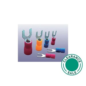 تصفية ي.ي كابل أكسسريس - طرف العزل، 0.5-1.5 مم، M4، نوع الشوكة، 100 قطعة/باكت