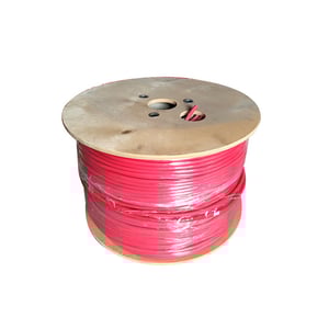 داتوايلر - سلك إنذار حريق 2 خط مقاس 2.5 مم - مسلح - لون أحمر - 500 متر/لفة - SOLID CABLE,300/500V,ALUMINIUM FOIL, FRNC/LS0H
