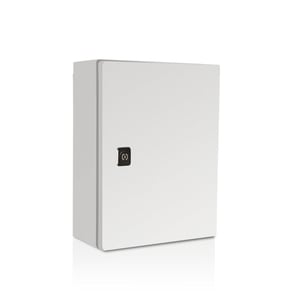 BAHRA ENCLOSURES - Cabinet 800 x 600 x 400mm Metal With Plate
