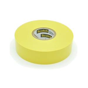 3M - Scotch Vinyl Color Coding Electrical Tape 35, 3/4 Inch x 66 Feet, Yellow