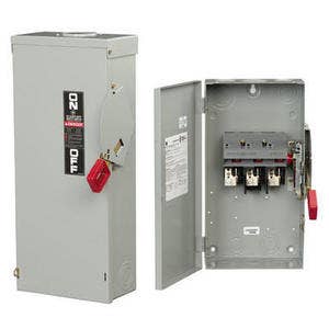 GENERAL ELECTRIC - Safety Switch, 200A 3P 600V Fusible, Nema 12