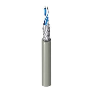 BELDEN - RS-485 Cable, 1P*24 AWG, TC, PE Insulation, Shielded, LSZH Jacket, CPR Dca, Grey