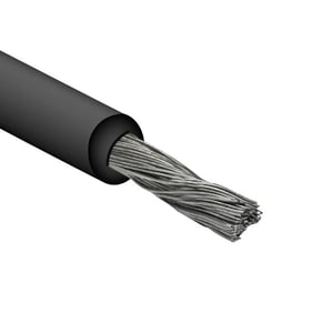 بحرة - سلك 1X4 مم - نحاس Solar Cable Low Voltage - LS0H - لون أسود - المواصفات البريطانية