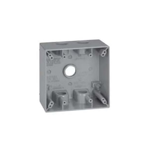 ITCC - Box, Waterproof, 2 Gang, 4-3/4" Hole, 2-3/16" Deep